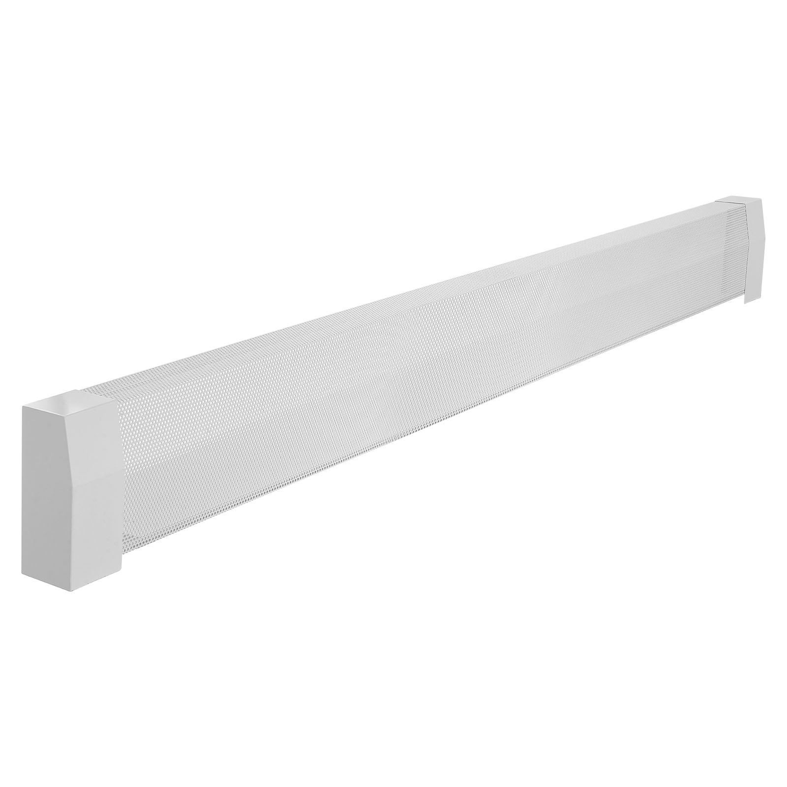 VEVOR Cubierta Frontal Estándar de Radiadores Eléctricos a Zócalo, Serie Premium, 1832 x 81 x 193 mm, Cubierta de Repuesto de Acero Resistente, Dormitorio, Blanco, Agujero Completamente Abierto