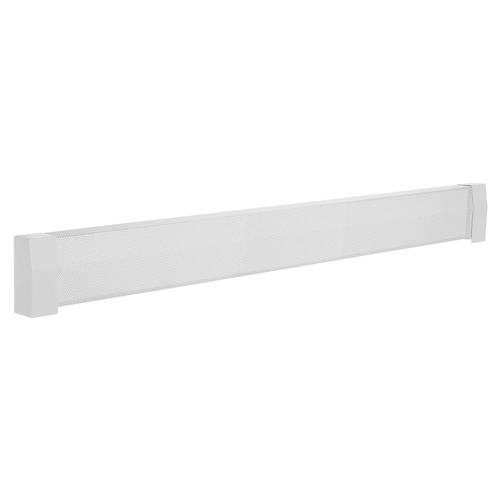 VEVOR Cubierta Frontal Estándar de Radiadores Eléctricos a Zócalo, Serie Premium, 1832 x 81 x 193 mm, Cubierta de Repuesto de Acero Resistente, Dormitorio, Blanco, Agujero Completamente Abierto