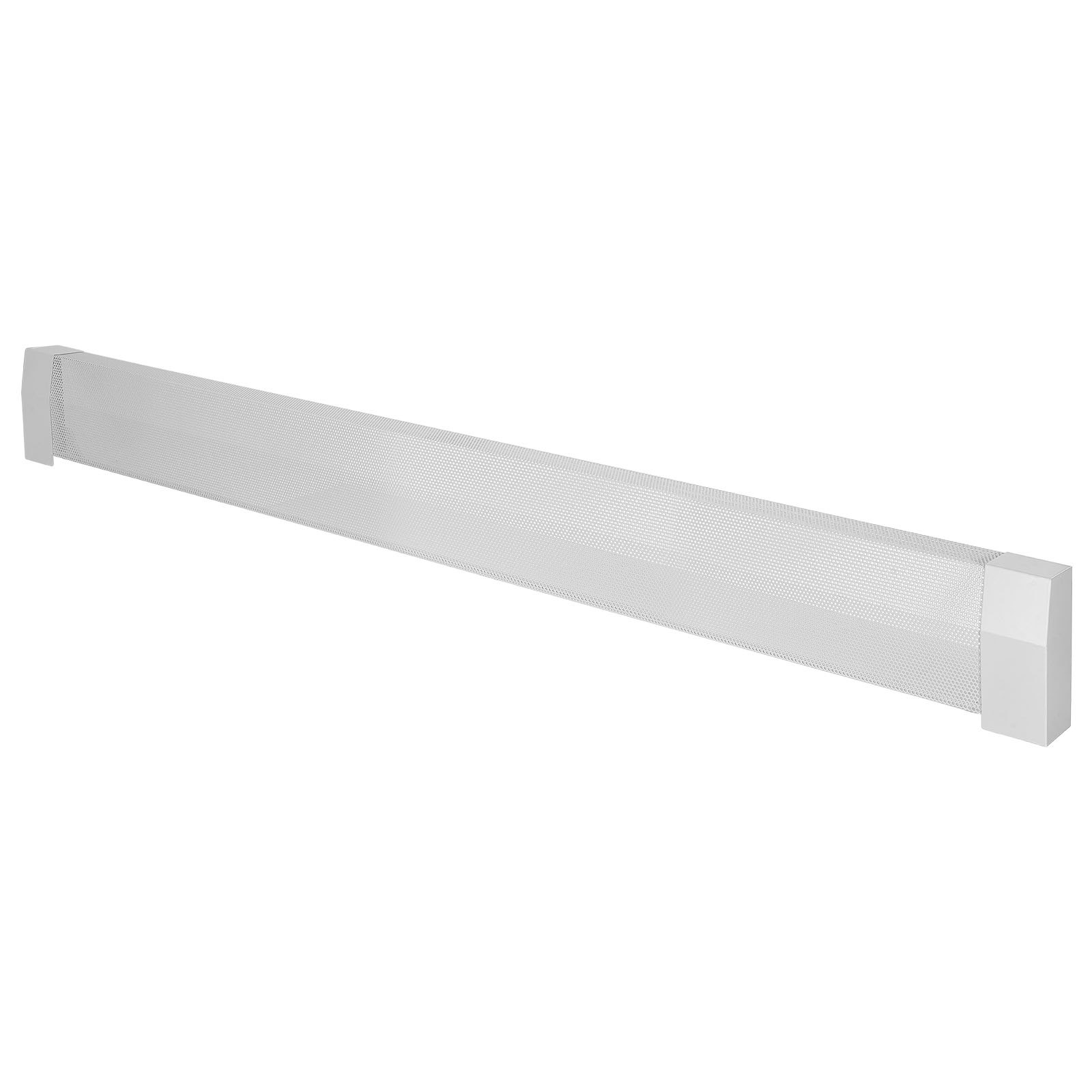 VEVOR Cubierta Frontal Estándar de Radiadores Eléctricos a Zócalo, Serie Premium, 1832 x 81 x 193 mm, Cubierta de Repuesto de Acero Resistente, Dormitorio, Blanco, Agujero Completamente Abierto