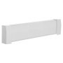 VEVOR Baseboard Heater Covers, Premium Series 917 mm Standard Electric Heating Unit Front Cover for Home Improvement, Heavy-duty Steel, Easy Installation for Bedroom Replacing Old Cover, White