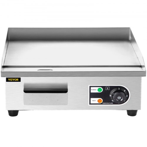 VEVOR Plancha Eléctrica Barbacoa Parrilla Plato Caliente Encimera de Plancha 220V 3000W Eléctrica Comercial para Alimentos Eléctrica Plancha Encimera de Plancha Eléctrica 540x440x230mm