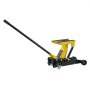 VEVOR Gato de Perfil Bajo Capacidad de 2 t, Gato Hidráulico de Acero con Bomba de Elevación Rápida de Un Solo Pistón, Rango de Elevación 150-435 mm, para Automóviles, Vehículos, Motocicletas