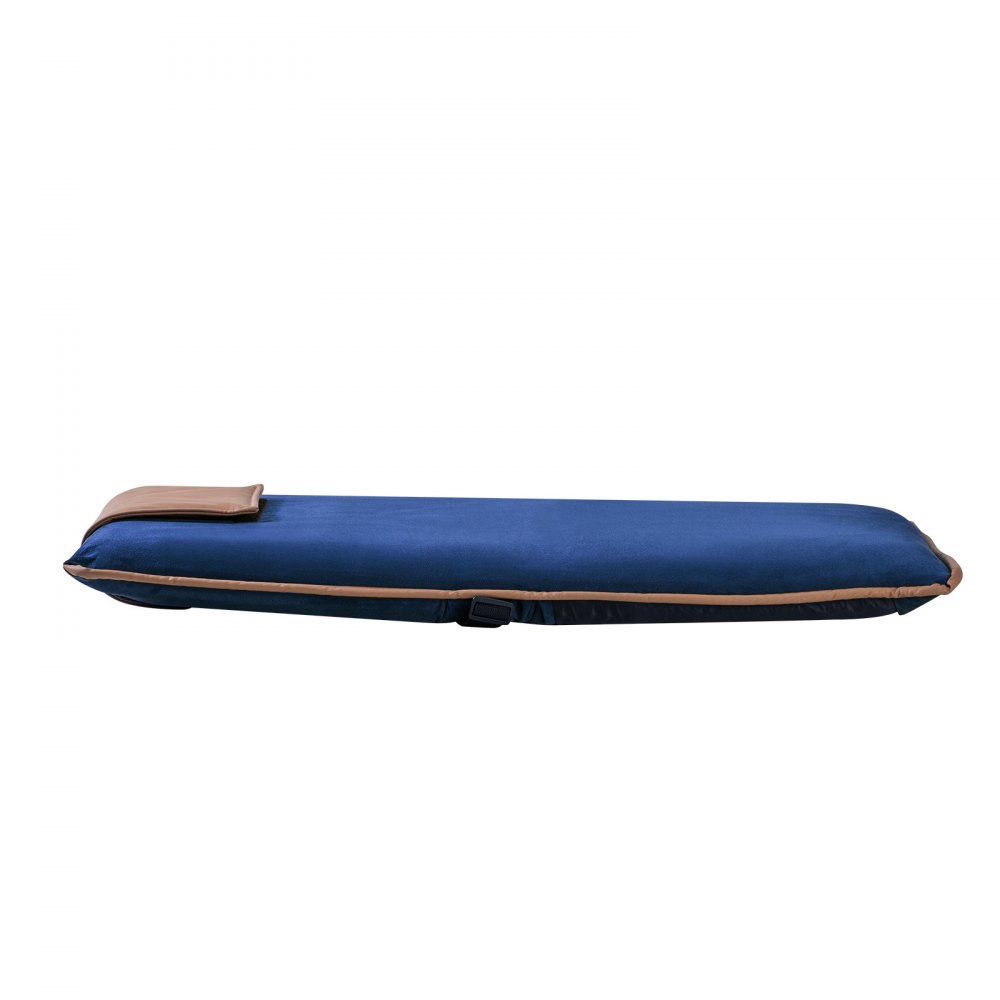 VEVOR Silla de Suelo Plegable, Silla Relax con Respaldo Ajustable en 6 Posiciones, Ligero y Portátil, Acolchado de Espuma Reciclada, Marco Metálico y Tapizado de Gamuza, para Lectura Meditación Yoga