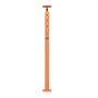 Gato de piso para casa VEVOR, rango de altura de 56" a 100", capacidad de carga máxima de 18000 lb, poste de gato de sótano con viga de soporte ajustable para nivelación, gato telescópico de acero con soporte de elevación para soporte temporal