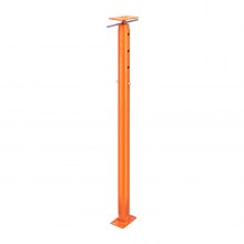 Gato de piso para casa VEVOR, rango de altura de 56" a 100", capacidad de carga máxima de 18000 lb, poste de gato de sótano con viga de soporte ajustable para nivelación, gato telescópico de acero con soporte de elevación para soporte temporal