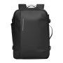 VEVOR Vacuum Travel Backpack, 65L, Expandable Vacuum Seal Compression Travel Backpack with Pump, with TSA-Approved Lock, Airback Vacpack, Water-Resistant Carry-On Suitcase Luggage, for Business, Black