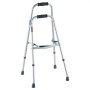 Andador plegable VEVOR Hemi Walker, andador plegable de un brazo para personas mayores con altura ajustable en 6 niveles, aluminio liviano | Ayuda de movilidad lateral con una sola mano para personas mayores discapacitadas, hasta 350 libras