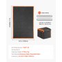 VEVOR Mantas de Embalaje y Mudanza 6 Piezas 1829 x 1016 mm, Manta para Envolver Muebles, Estructura de 3 Capas de Tela no Tejida y Relleno de Algodón para Envíos, Embalaje, Protección de Muebles