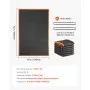 VEVOR Mantas de Embalaje y Mudanza 6 Piezas 1829 x 1016 mm, Manta para Envolver Muebles, Estructura de 3 Capas de Tela no Tejida y Relleno de Algodón para Envíos, Embalaje, Protección de Muebles
