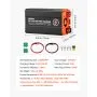 VEVOR Cargador de Batería CC a CC con MPPT, 520 W, Cargador de Batería Integrado de 40 A, Entrada Dual para Panel Solar/Alternador, para Baterías de Plomo-ácido LiFePO4, 12 V/24 V - 12 V/24 V