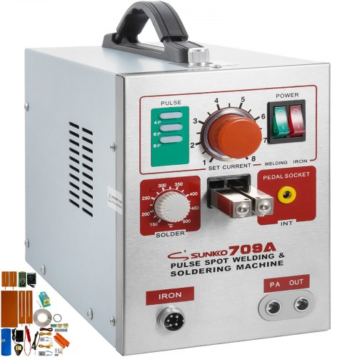 Soldador Por Puntos De Batería 709a 1900w Para Conector De Pedal 18650 Accesorio