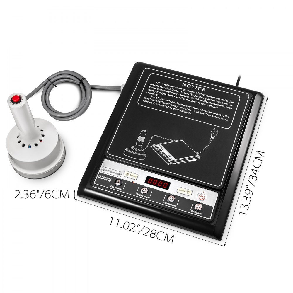 Handheld Induction Sealer 20-100 Mm Portable Useful Tool Sealing Machine