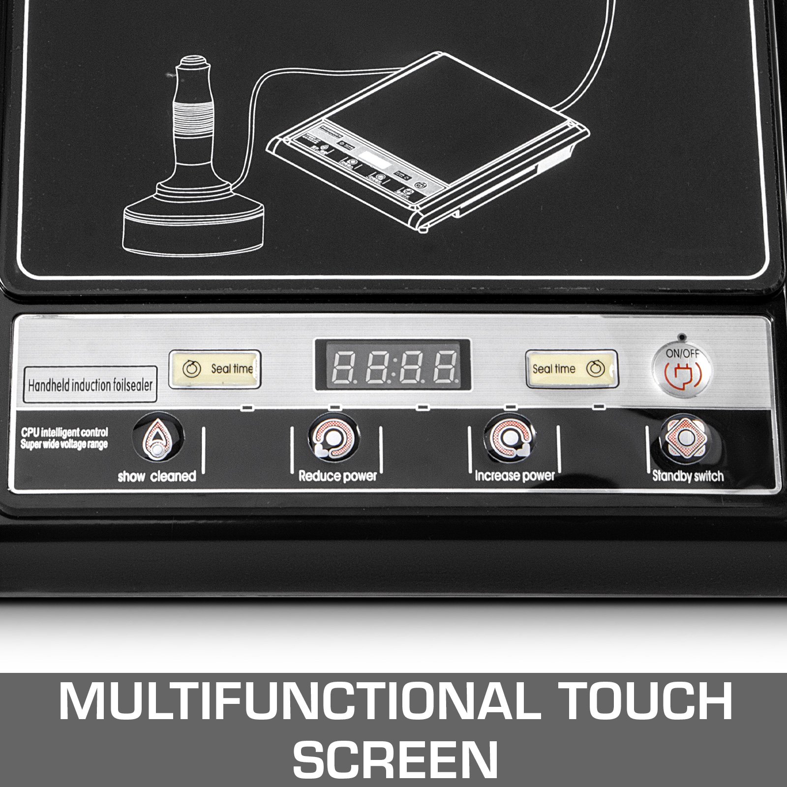 Handheld Induction Sealer 20-100 Mm Portable Useful Tool Sealing Machine