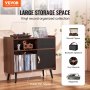 VEVOR Soporte para Tocadiscos Mueble para Discos 3 Niveles para 350 Álbumes