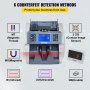 VEVOR Contador de Dinero > 800 uds./min Detector Billetes Falsos Tamaño de nota Contador de efectivo 7kg 500 notas Contador de billetes Incluye Detección