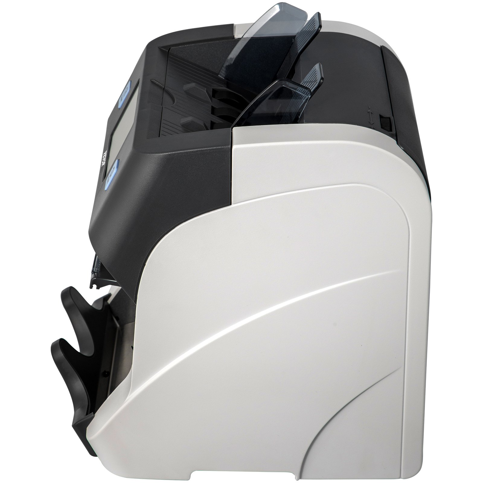 VEVOR Máquina Detector y Contador de Billetes Falsos Automático Comercial 50W Contador de Dinero 800/1000 Piezas / min Contadores de Billetes Verticales 25,5 x 28 x 27 cm Contadora Detectora
