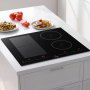 VEVOR Induction Cooktop 60 cm 4 Burners Built-in Electric Stove 220V 7200W, Countertop Induction Burner, with 9 Power Levels, LED Touch Screen, Ceramic Glass Surface, Child Lock, for Kitchen, RV