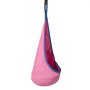 VEVOR Hamaca Nido para Niños 70x160 cm Asiento Colgante para Hamaca con Cadena de Luces LED Columpio Interior y Exterior Carga de 54 kg 100% Algodón para Dormitorio, Terraza, Jardín, Bosque, Rosa
