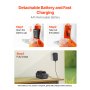 VEVOR Pulverizador de Mochila a Batería de 15 L 0-90 PSI para Jardín y Césped