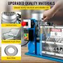 VEVOR Máquina Peladora de Cables Eléctricos 370 W Máquina Pelacable 1,5 mm - 38 mm Color Azul 17,3pulg.x12 pulg.x14,1 pulg. Máquina Pelacables Automática 50 HZ para Manejar Diferentes Tipos de Cables