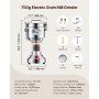 VEVOR Molinillo de Granos Eléctrico 2000 W Capacidad de 750 g Molinillo de Especias de Alta Velocidad con Pulverizador de Acero Inoxidable para Granos Secos Especias Cereales Café Maíz Pimienta