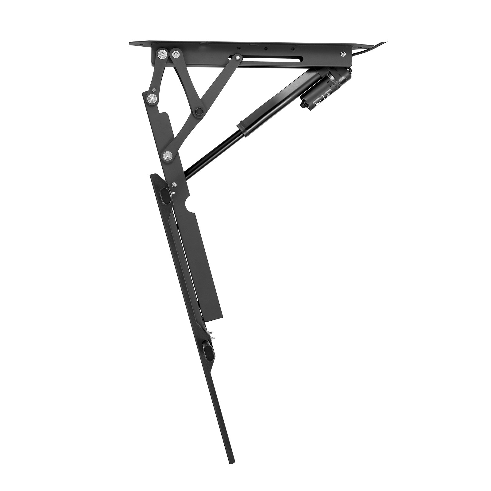 VEVOR motorized TV ceiling mount for TVs 813 to 1651 mm, electrically adjustable fold-down stand with max. VESA 60 x 60 cm, suitable for TVs up to 40 kg