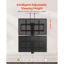 VEVOR Soporte Elevador de TV Motorizado Eléctrico para Televisores de 813-1778mm