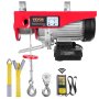 Polipasto eléctrico VEVOR 880lbs Cabrestante de grúa con control remoto inalámbrico 850W 220V