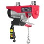 VEVOR electric winch 200kg to 400kg lifting height 12m cable pull motor winch 850W motor block and tackle 10m/min lifting speed hoist with wireless remote control cable hoist chain hoist
