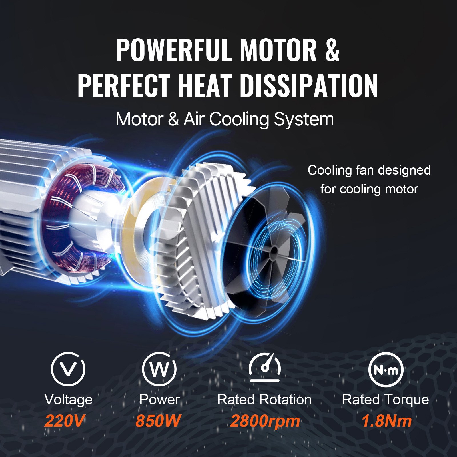 VEVOR Polipasto Eléctrico de Cable Capacidad de 400 kg Polipasto 850 W con Mando a Distancia Inalámbrico 10 m/min Altura de Elevación 12m Cable Único Motor de Cobre Puro para Garajes Almacenes Plantas