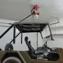 VEVOR Polipasto Eléctrico Carga de 600 kg Cabrestante Eléctrico 230 V Control Remoto Inalámbrico y con Cable de 4,2 m Parada de Emergencia Polipasto Elevador para Garaje, Almacén, Fábrica