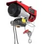 VEVOR Polipasto Eléctrico Carga de 600 kg Cabrestante Eléctrico 230 V Control Remoto Inalámbrico y con Cable de 4,2 m Parada de Emergencia Polipasto Elevador para Garaje, Almacén, Fábrica