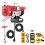 VEVOR Polipasto Eléctrico 200kg con Control Remoto Inalámbrico y con Cable 4,2m