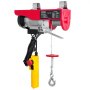 VEVOR Polipasto Eléctrico de Cable 510 W 125/250 kg Elevación Máxima 12 m, para Garajes, Almacenes, Fábricas y Talleres, con Control por Cable de 4 m, Parada de Emergencia y Freno Electromagnético