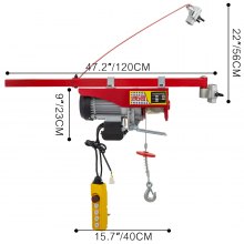 Pa500 Soporte De Elevación 1100 + Polipasto Eléctrico Capacidad 500kg