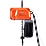 VEVOR Polipasto Eléctrico de Cadena 205W Capacidad de Carga 149,7kg Altura Máxima de Elevación 3m Grúa Puente Monofásico con Cadena G80 Control Remoto con Cable de 3m para Garaje, Taller, Hotel