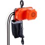 VEVOR Polipasto Eléctrico de Cadena 205W Capacidad de Carga 149,7kg Altura Máxima de Elevación 3m Grúa Puente Monofásico con Cadena G80 Control Remoto con Cable de 3m para Garaje, Taller, Hotel