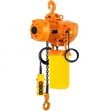 VEVOR Polipasto Eléctrico de Cadena 1,1kW Capacidad de Carga 149,7kg para Garaje