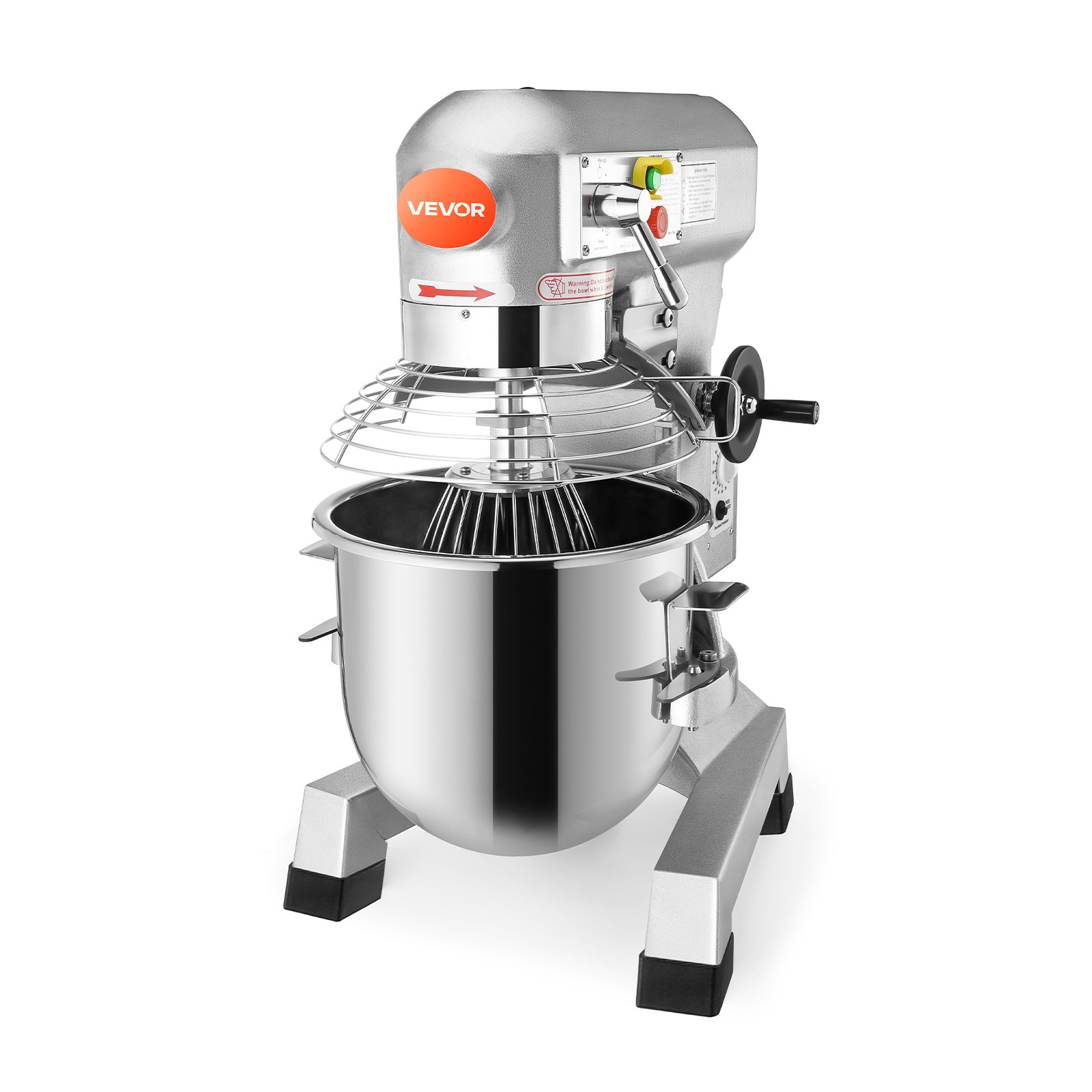 VEVOR Nuevo Comercial Acero de 15L Pesado Mezclador de Alimentos / Masa