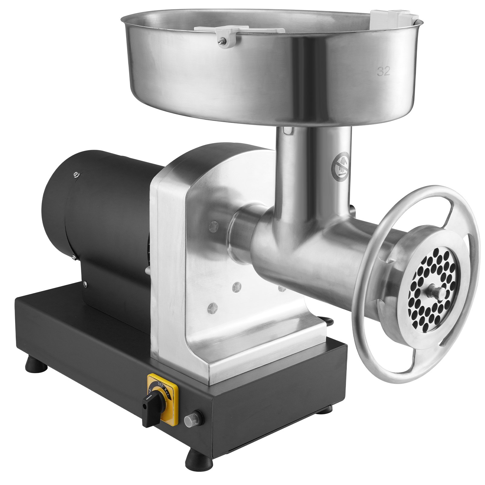 VEVOR Picadora de Carne Eléctrica Capacidad de 450 kg/h Acero Inoxidable 1100 W