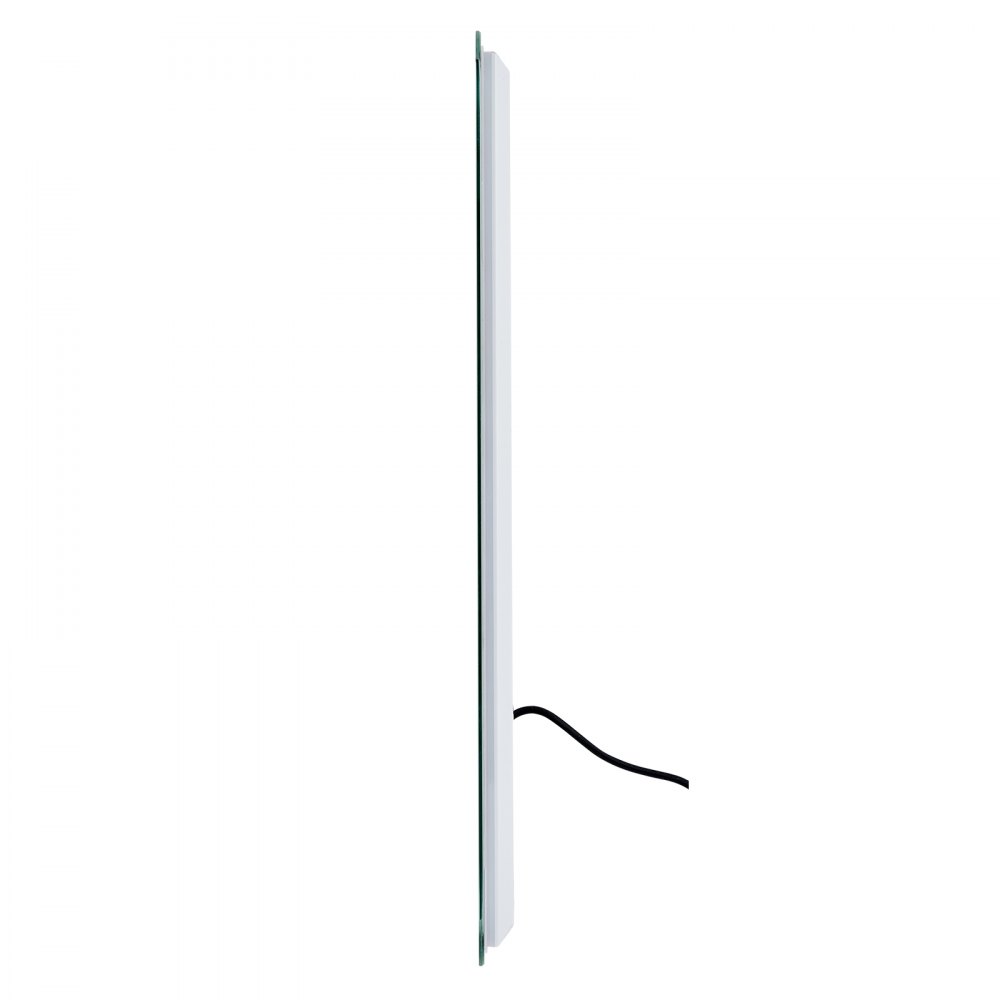 VEVOR LED bathroom mirror, cosmetic mirror (50 x 70 cm) with front and back lighting, fog-free mirror, continuously dimmable bathroom mirror with 3 color temperatures, wall mounting