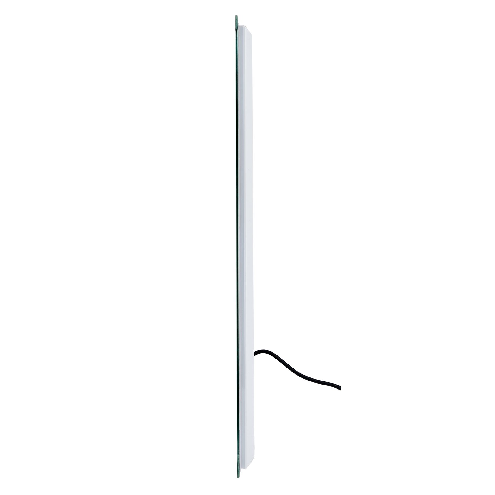 VEVOR Espejo de Tocador de Baño LED, con Iluminación Frontal y Retroiluminada, con Memoria y Luces, Temperatura Regulable de 3 Colores sin Niveles, 10% - 100%, Montado en la Pared, 500 x 700 x 26 mm