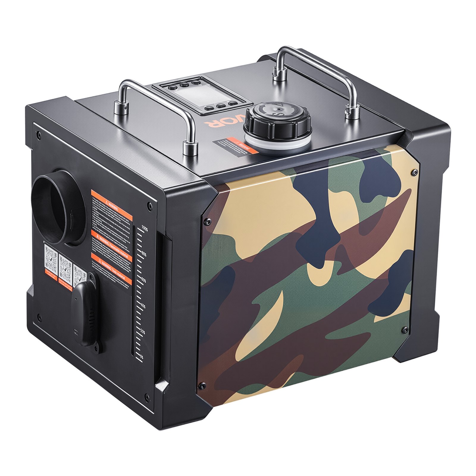 VEVOR Calentador Diésel de 8 kW, Todo en Uno, Portátil, con Control por Aplicación Bluetooth, Mando a Distancia y Pantalla LCD, para Camiones, Furgonetas, Autocaravanas, Caravanas y Garajes, 7 L