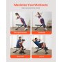 VEVOR Silla Romana con Banco de Hiperextensión y Extensión Espalda Carga 150 kg