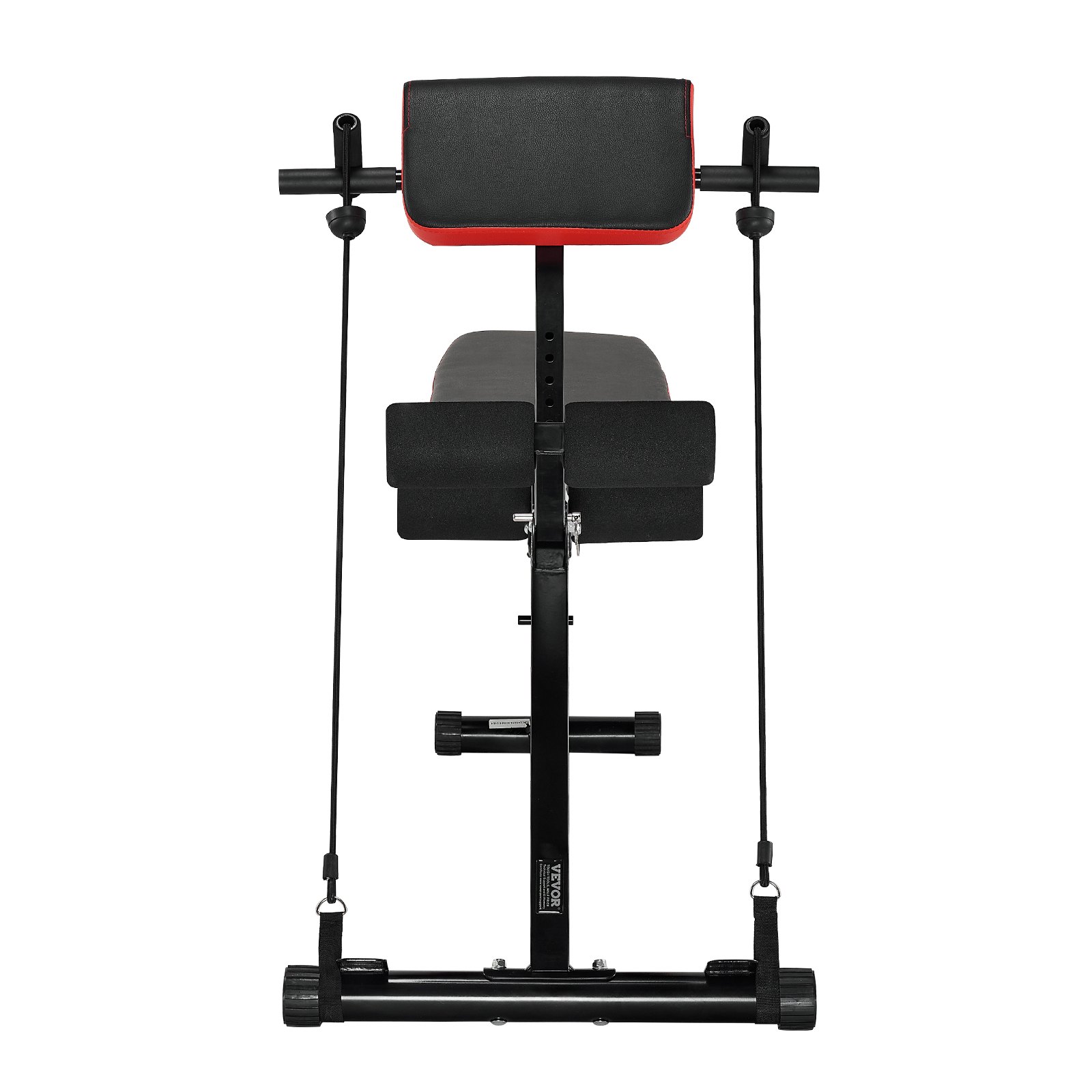VEVOR Banco de Pesas Multifuncional para Entrenamiento de Cuerpo Completo, Banco de Hiperextensión con Silla Romana, Equipo Ajustable y Plegable de 150 kg para Entrenamiento de Espalda, Brazos
