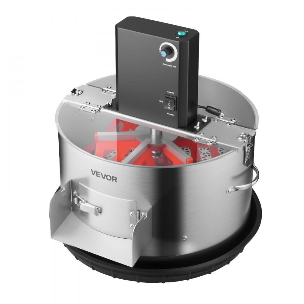 VEVOR Recortadora de Cogollos Eléctrica de 370 mm Máquina Recortadora de Hojas con Cuchilla de Acero Inoxidable para Corte Hidropónico en Seco y Húmedo con Bandeja y Tapa Transparente para Brotes