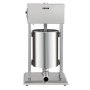 VEVOR Electric Sausage Stuffer, Sausage Filling Machine, 10 L, Stainless Steel + Aluminum, 200 W. Professional Silver Sausage Machine including 37 / 30 / 21 / 15 mm Filling Tubes, Adjustable Vertical Sausage Press