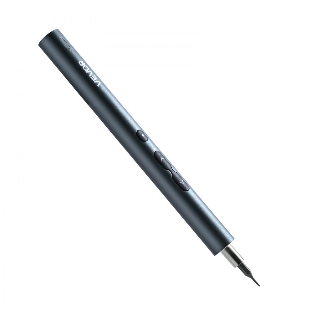 VEVOR Destornillador Eléctrico de Precisión, 48 Puntas Magnéticas, con Caja de Almacenamiento Magnética, Luz LED y Función de Carga Tipo C, a Reparar Celulares y Computadoras Portátiles, 260 RPM