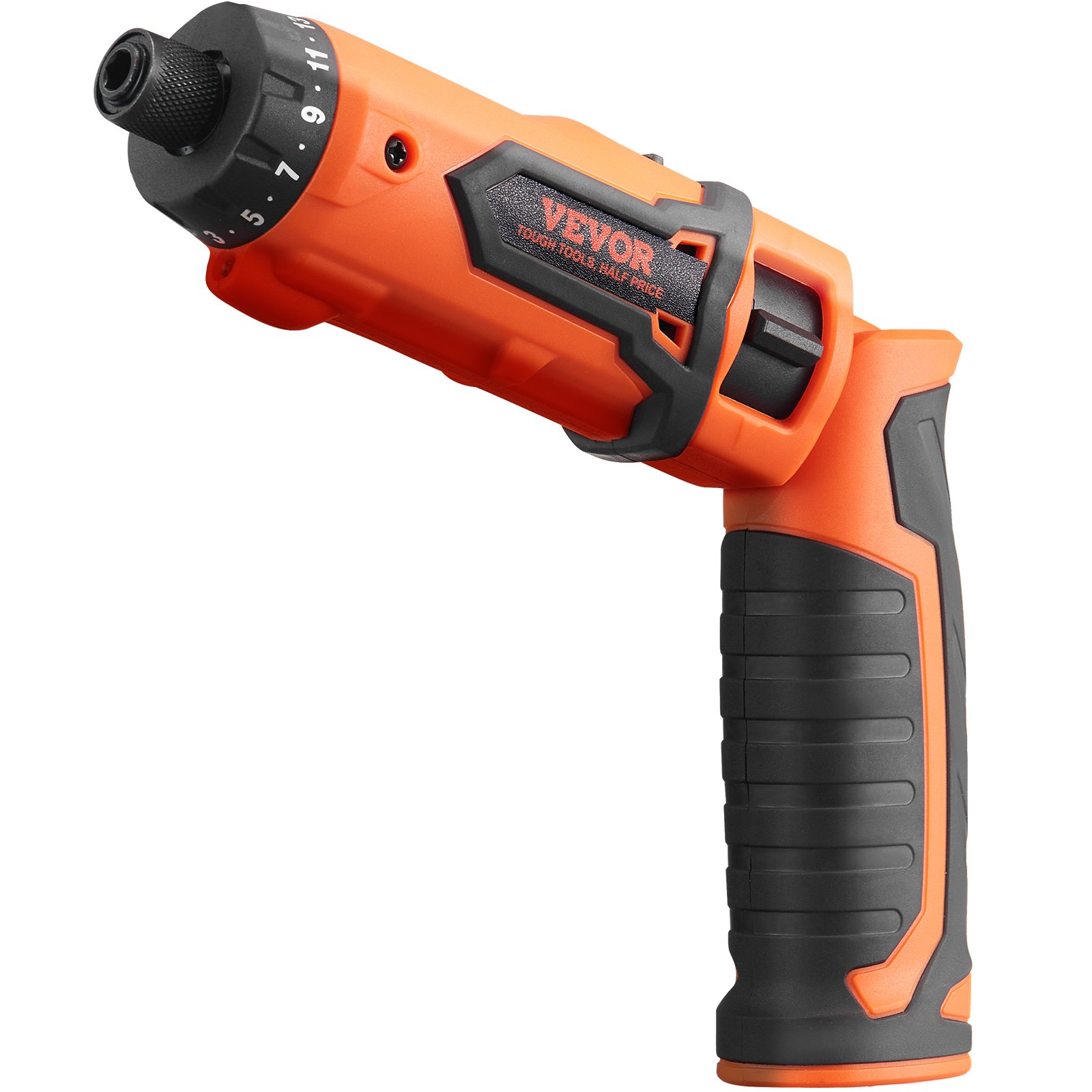 VEVOR Destornillador Eléctrico Inalámbrico 6,5 Nm Mini Destornillador Eléctrico con Batería de 2000 mAh 210 RPM Juego de Destornilladores Inalámbricos con 11 Puntas de 25 mm, Luz LED, Cable USB
