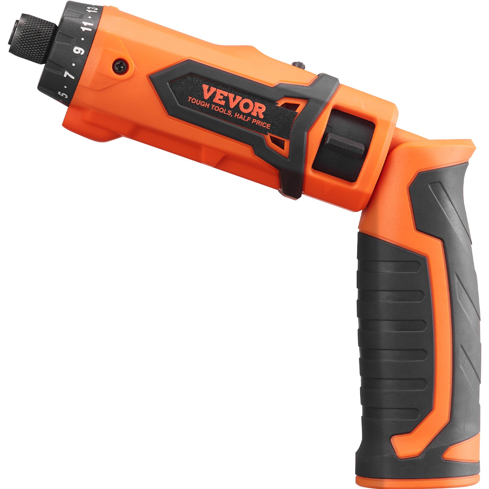 VEVOR Destornillador Eléctrico Inalámbrico 6,5 Nm Mini Destornillador Eléctrico con Batería de 2000 mAh 210 RPM Juego de Destornilladores Inalámbricos con 11 Puntas de 25 mm, Luz LED, Cable USB